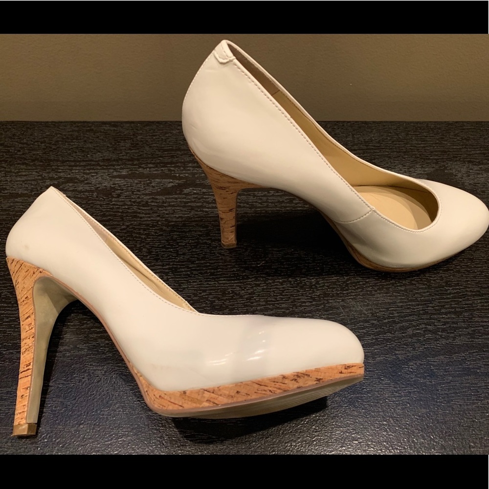 Nine West Patent Corked High Stiletto Heels